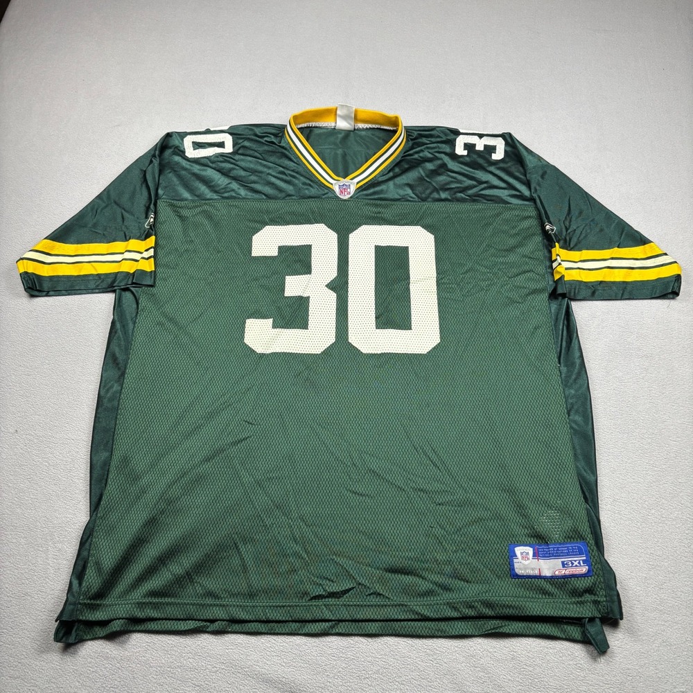 Reebok NFL Green Bay Packers Ahman Green 30 Jersey Green 3XL Sportswear Football